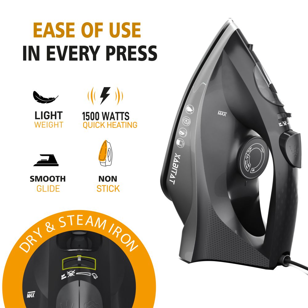 Xabitat Professional 1500W Steam Iron